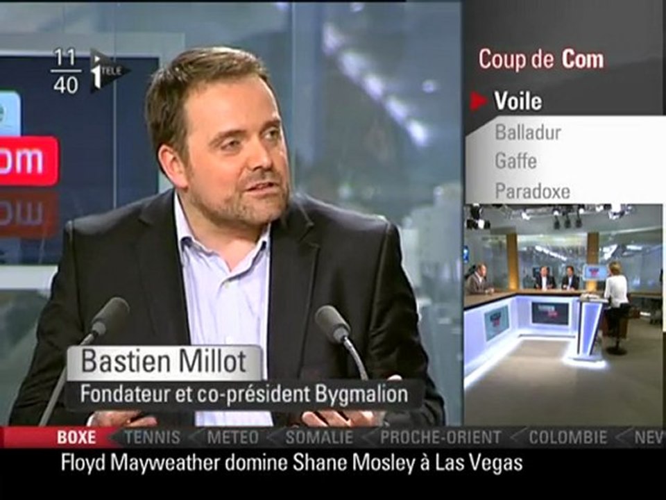 Bastien Millot (Bygmalion) dans "Coup de Com" le 2 mai 2010