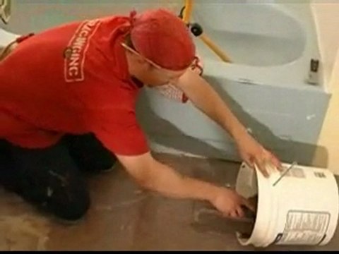 Floor Tile Mortar - Part 4 - How To Spread Tile Mortar ...
