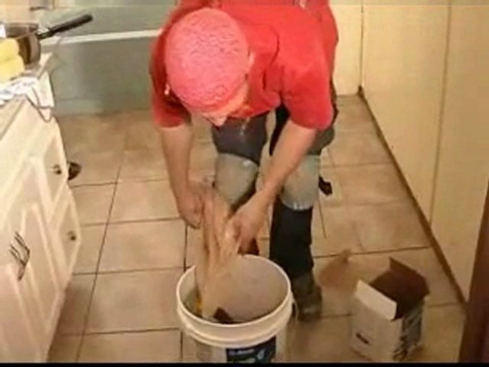 Floor Tile Grouting - Part 3 - Floor Tile Grout Mixing