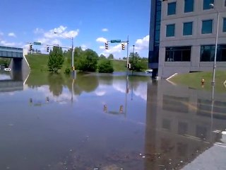Downtown Nashville Flooding 8th Ave N (May 2010)