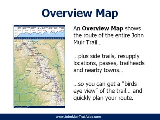 John Muir Trail Maps - John Muir Trail Atlas Virtual Tour