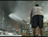Manille ravagée par les flammes