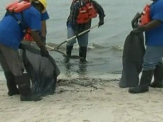 BP pledges to clean up US oil spill