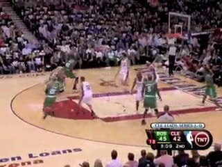 Rajon Rondo is leading his team in assists as the Celtics le