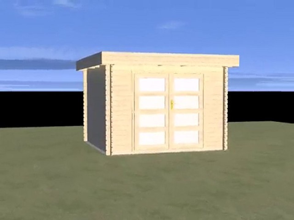 Présentation abri de jardin en bois Monaco sur ParlonsJardin