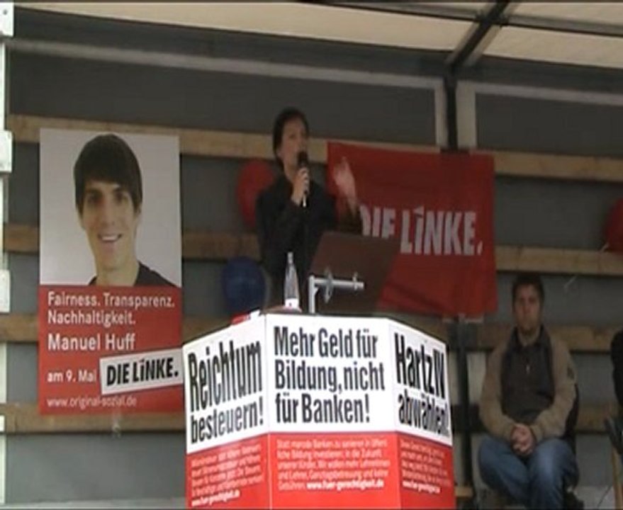 Die Linke, Rede in Iserlohn mit Sarah Wagenknecht 3/6