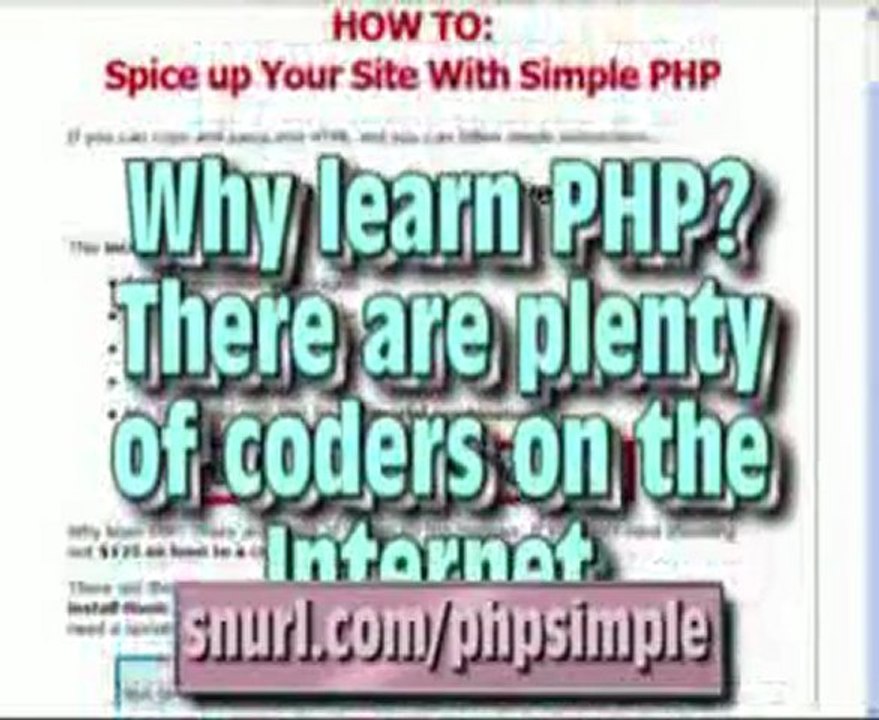 Simple PHP - Php Web Site Hosting | Php Source Code