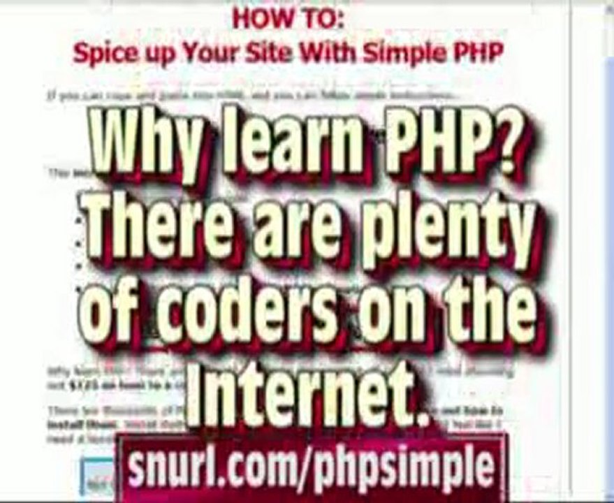 Simple PHP - Learn Php Online | Css Courses