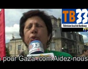 interview de Sakina Arnaud lors de la mani du 1èr mai