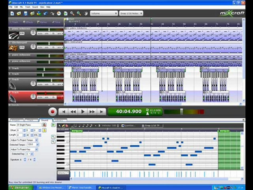 Instrumentale piano violon rap triste 2010 mélancolique 9