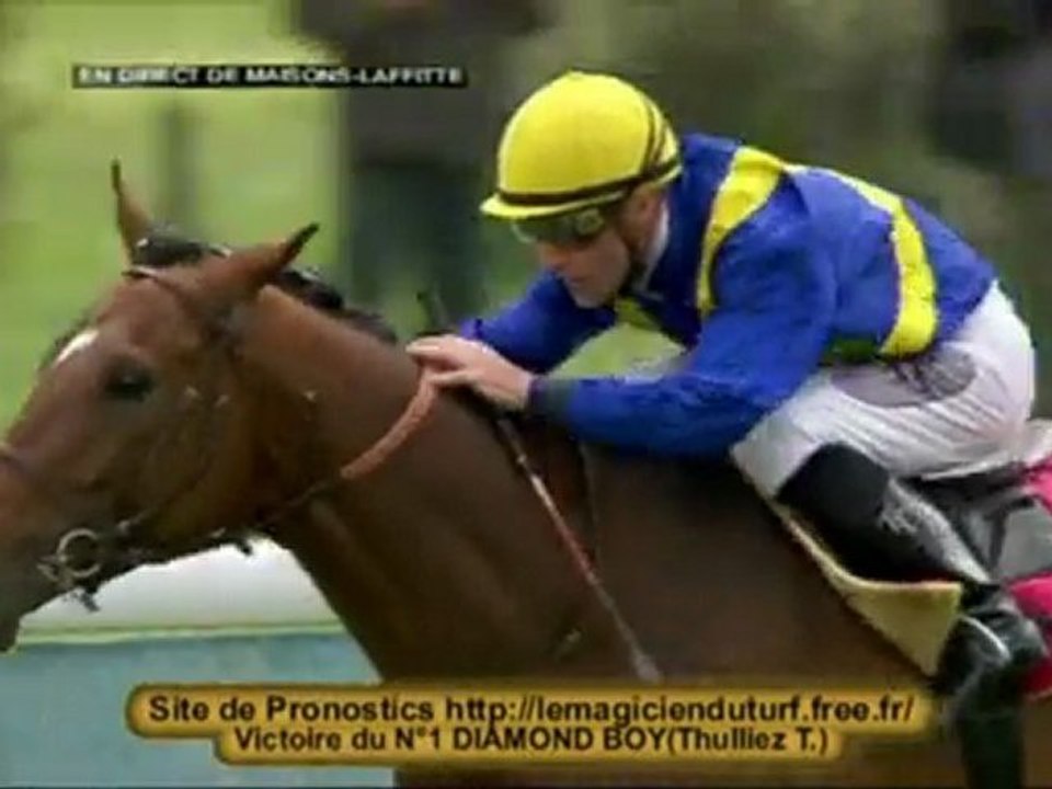 Vidéo Quinté a Maisons-Laffitte PRIX DES ECURIES DU CHATEAU