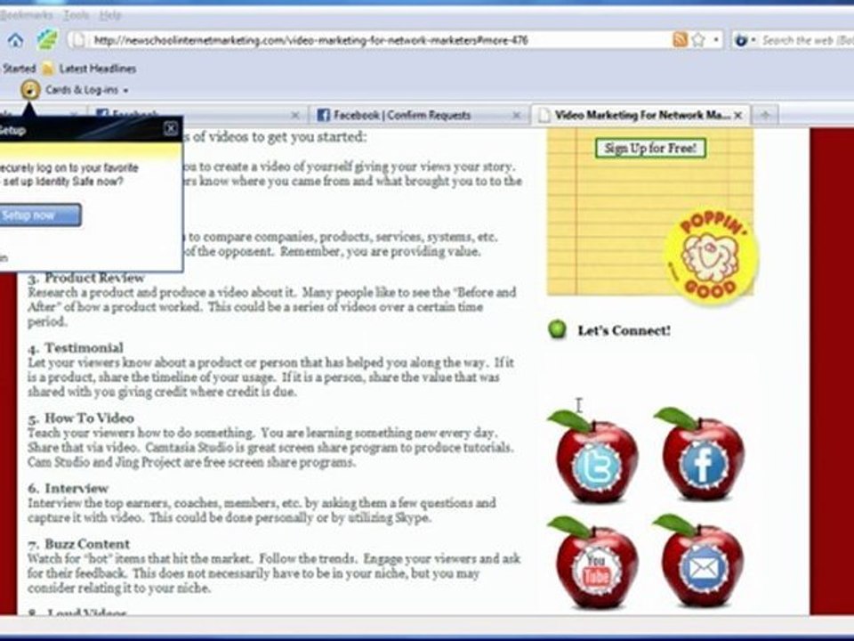 Video Marketing For Network Marketers