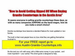 Avoid Getting Ripped Of By Austin Granite Countertops Compa