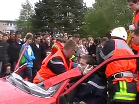 Vesoul : des pompiers au lycée Belin