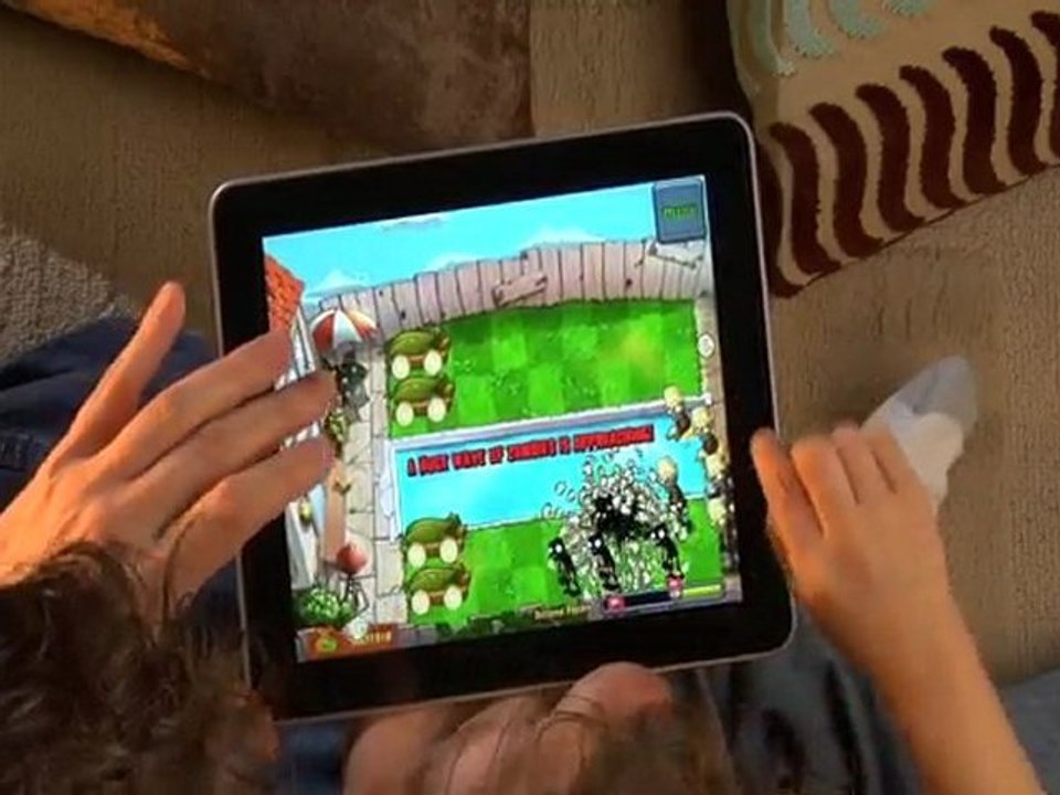 Plants vs. Zombies HD iPad : Multitouch