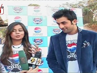 Ranbir Kapoor With Pepsi's Youngistan Contest Winner