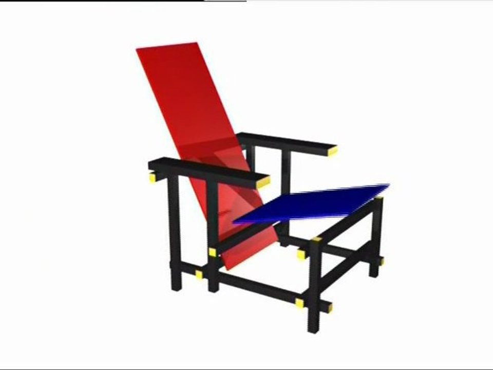 Design: la chaise Rietveld - Vidéo Dailymotion