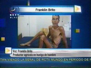 Franklin Brito huelga