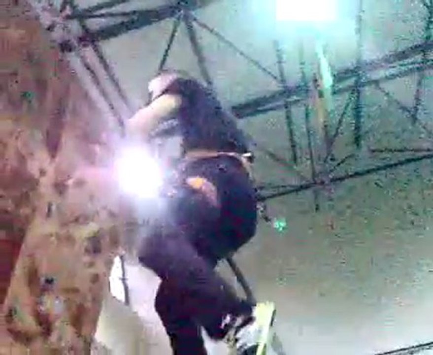 spor tırmanış da ip inişi