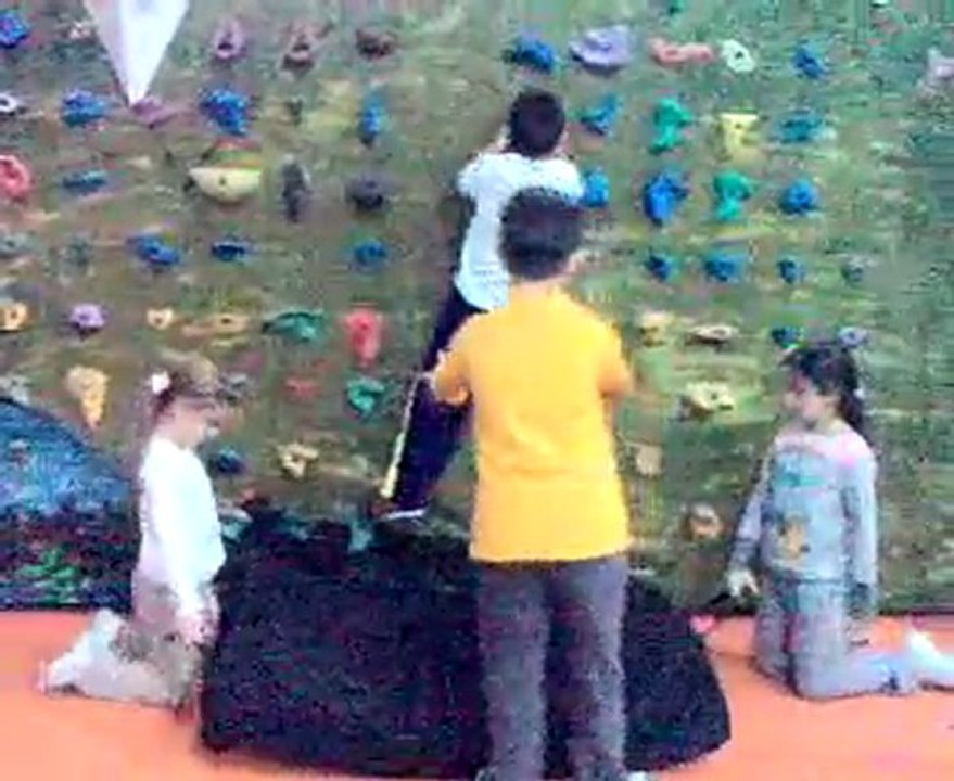 spor tırmanış da (bouldering) ekip çalışması ve emniyet