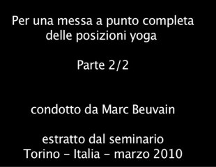 per una messa a punto completa delle posizioni yoga 2/2