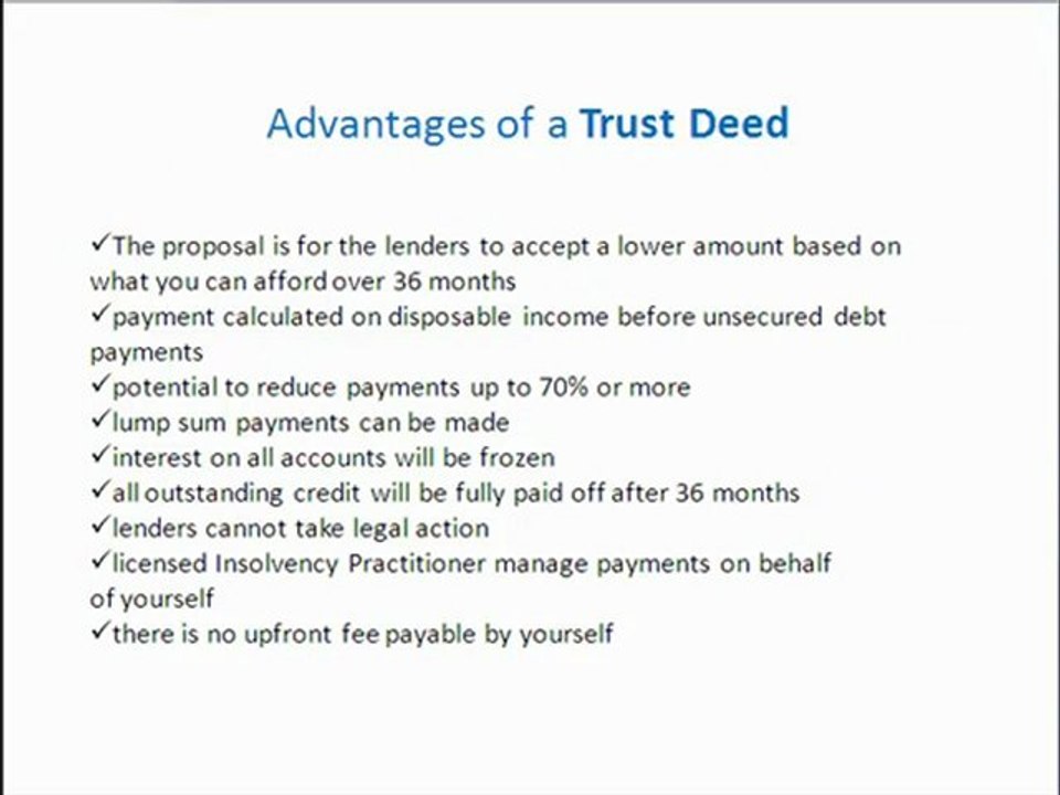 trust deed scotland