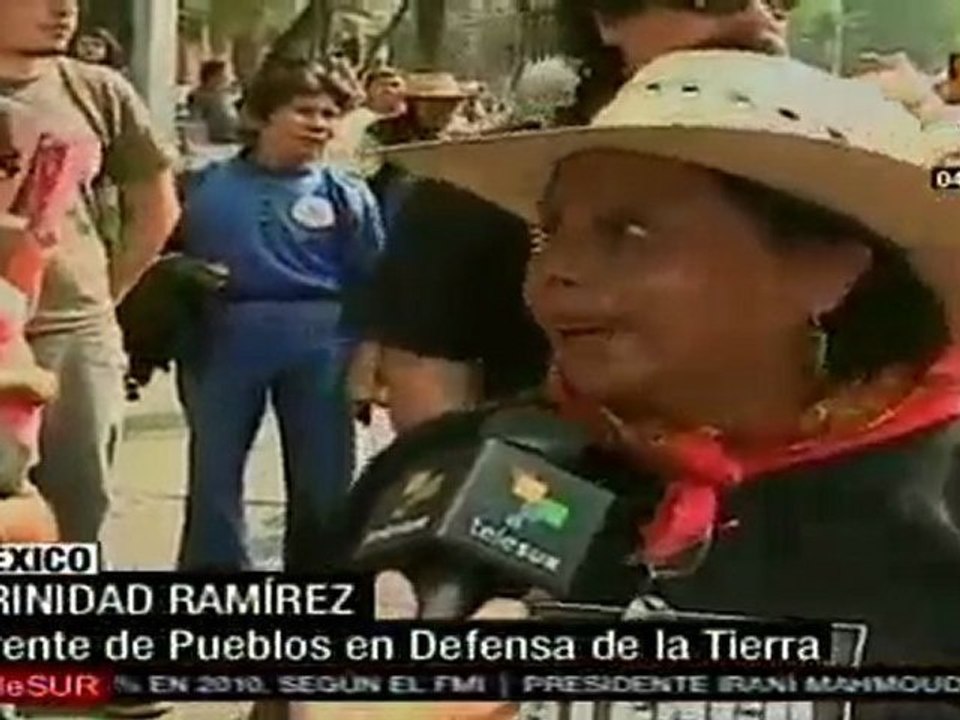 México: Pobladores de Atenco exigen libertad de sus presos