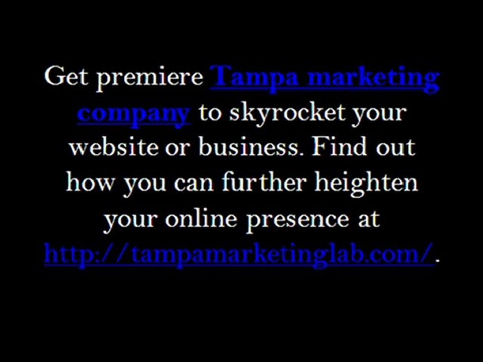 Tampa Marketing Company
