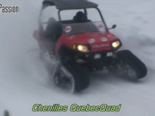 Chenilles Quebec Quad sur Polaris RZR et Honda Crm 250