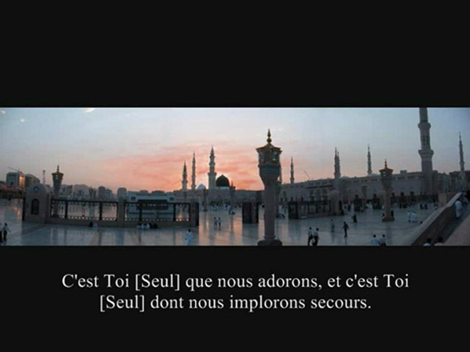 Sourate Al Fatiha Hudayfi français
