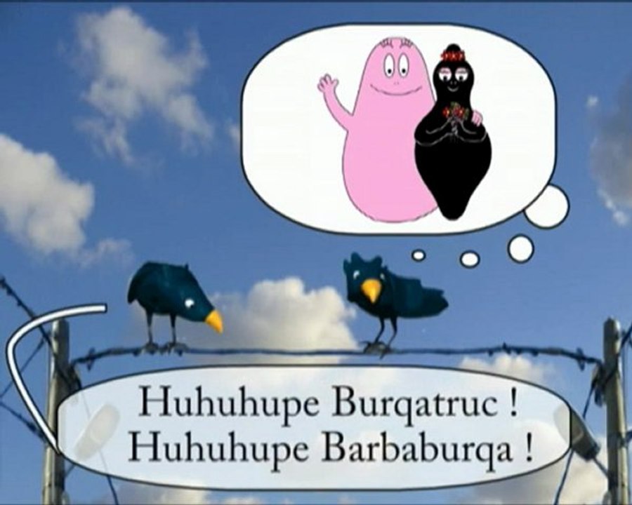 Parole de corbeaux prise de bec la burqa