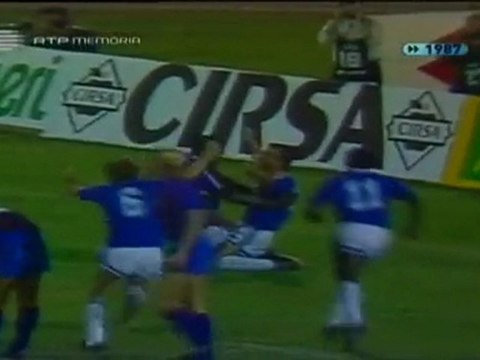 Belenenses 1 Barcelona 0 Taça Uefa 1987