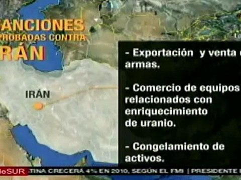 Las sanciones de occidente a Irán