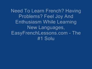 Easy French Lessons.