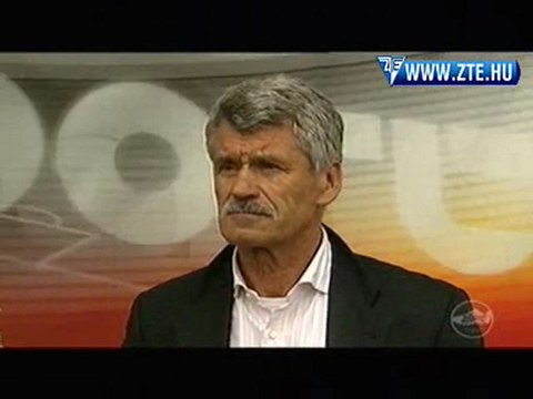 2010.05.05 Csank János nyilatkozott a Pápa-ZTE bajnoki előtt