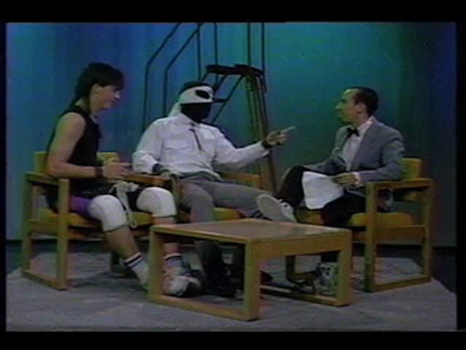 Two Fake Wrestlers Get Interviewed by TV Host (part 2)