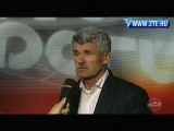 2010.05.05 Csank János nyilatkozott a Pápa-ZTE bajnoki után