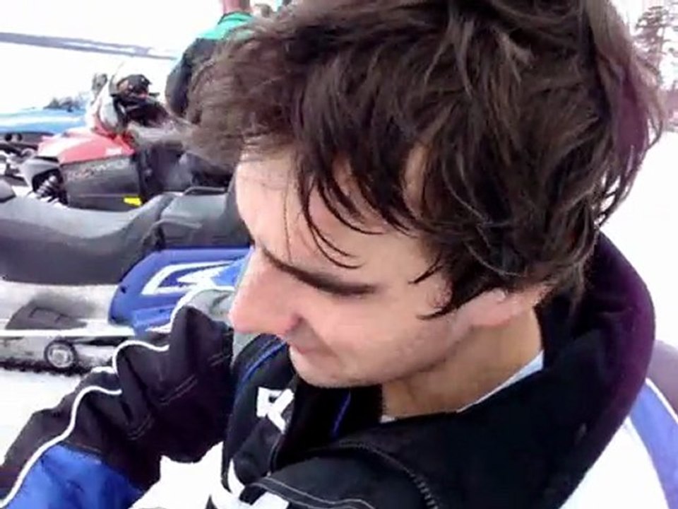 Randonnée motos neige en suede par quad sud