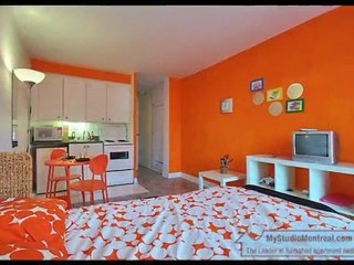 Orange Mecanik Studio:Lovely Furnished Studio For Rent Montr
