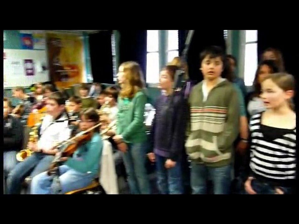 Répétition du Collège Jazz Band de Saint-Hilaire-du-Harcouët