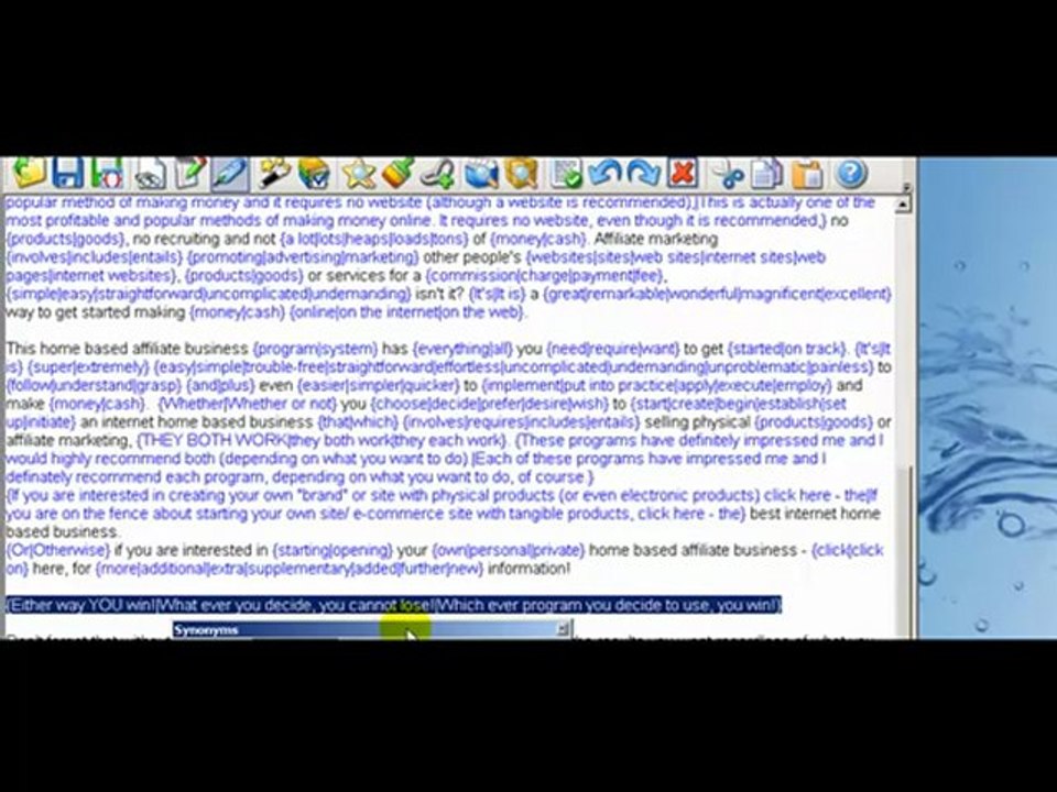 START SPINNING ARTICLES FOR MORE TRAFFIC!