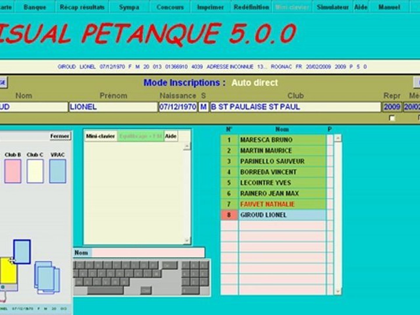 Logiciel De Pétanque à La Mêlée Gratuit VISUAL PETANQUE - Vidéo Dailymotion