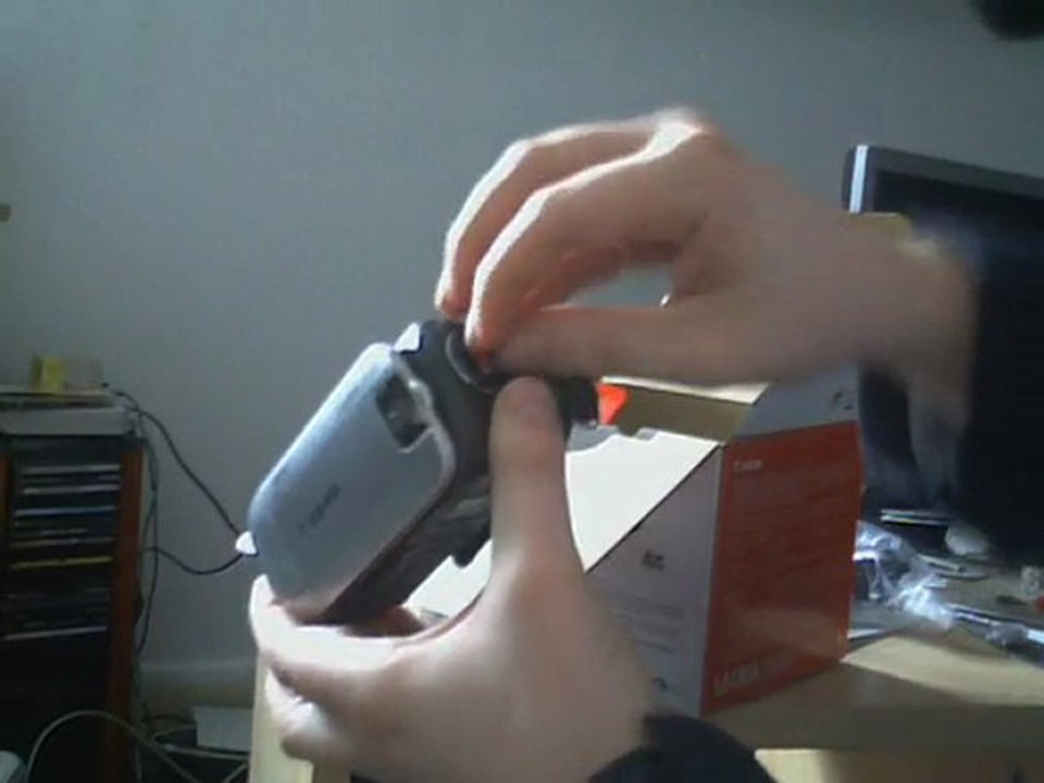 Unboxing Canon Legria FS200 German deutsch