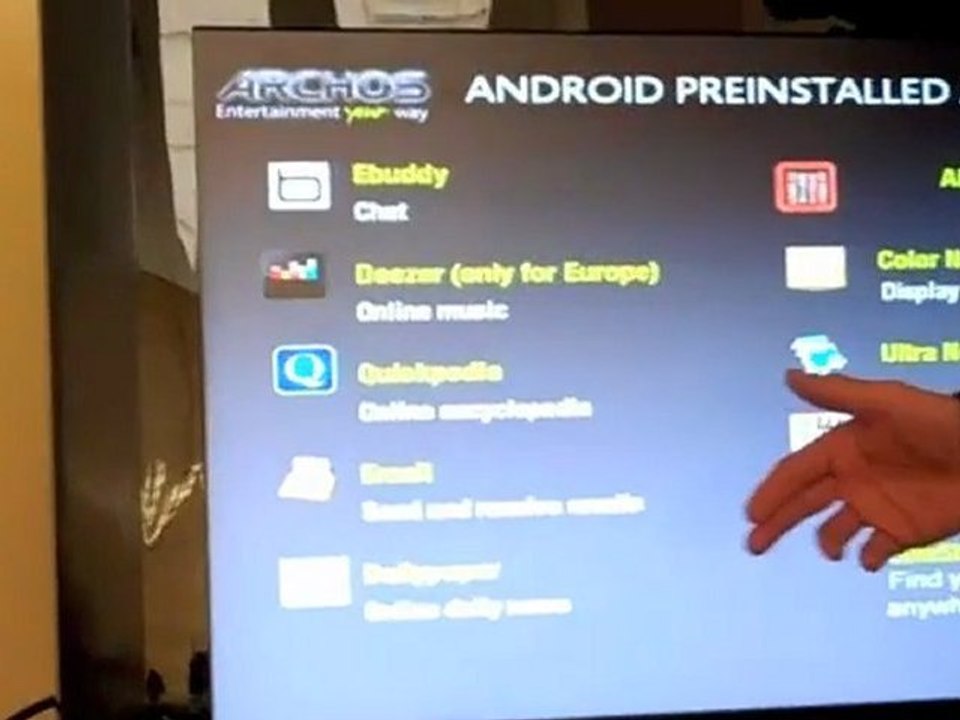 Archos Home 7 : la tablette tactile à la française
