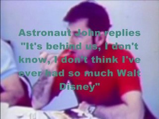 Moon Hoax- Astronaut Says "...So Much Walt Disney"