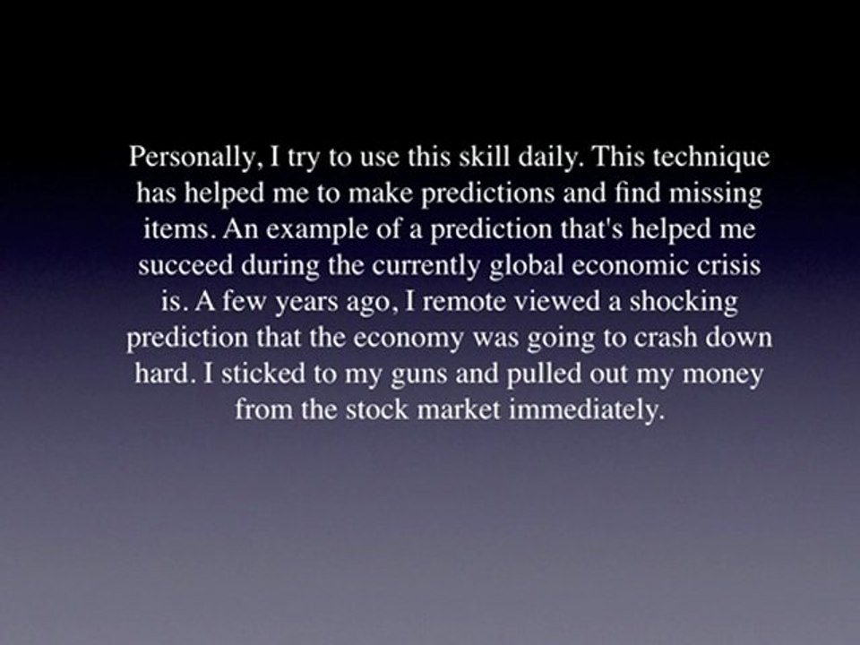 remote viewing techniques, remote viewing how