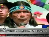 Protestas en Ecuador por ley de recursos hídricos