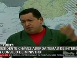 Presidente Chávez aborda temas de interés en Consejo de Mi
