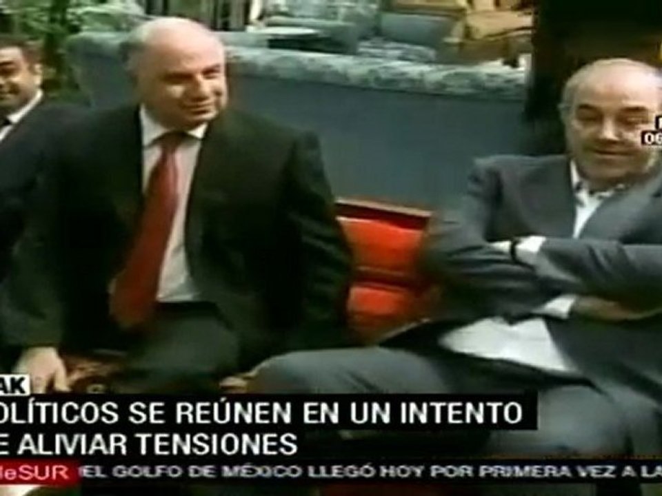 Fuerzas políticas intentan aliviar tensión en Irak