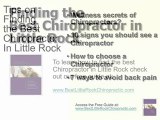 Little Rock Chiropractic and Chiropractors What You Should